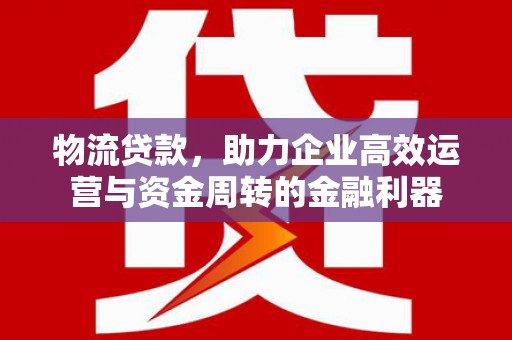 图们物流贷款，助力企业高效运营与资金周转的金融利器