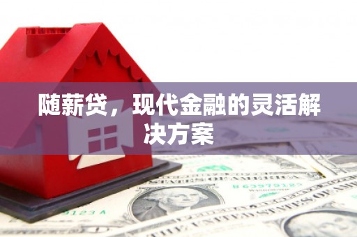 佳冬随薪贷，现代金融的灵活解决方案