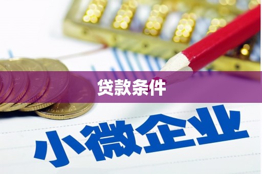 郁南贷款条件