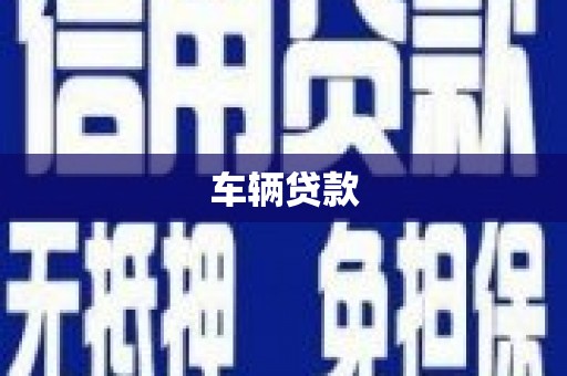 项城车辆贷款