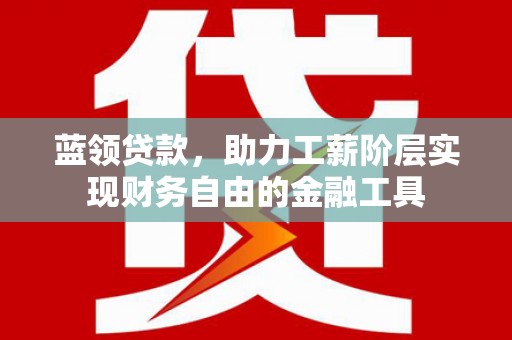 长寿蓝领贷款，助力工薪阶层实现财务自由的金融工具