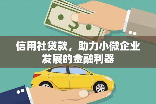 富平信用社贷款，助力小微企业发展的金融利器
