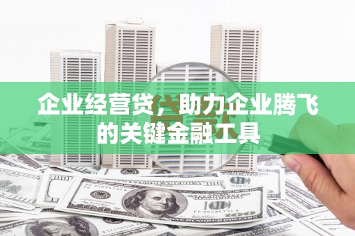 子洲企业经营贷，助力企业腾飞的关键金融工具