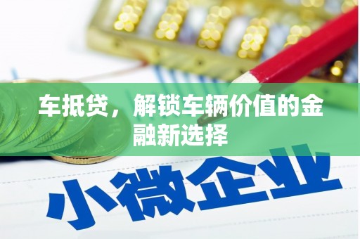 海兴车抵贷，解锁车辆价值的金融新选择