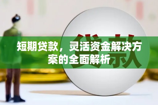 颍上短期贷款，灵活资金解决方案的全面解析