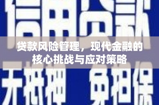 郧阳贷款风险管理，现代金融的核心挑战与应对策略