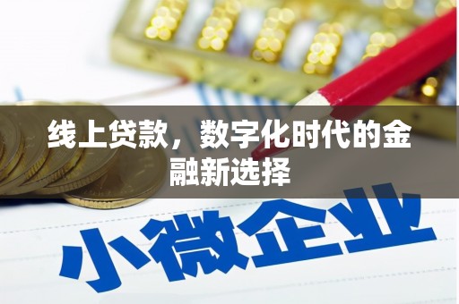 宝兴线上贷款，数字化时代的金融新选择