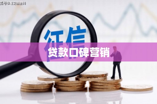 颍上贷款口碑营销