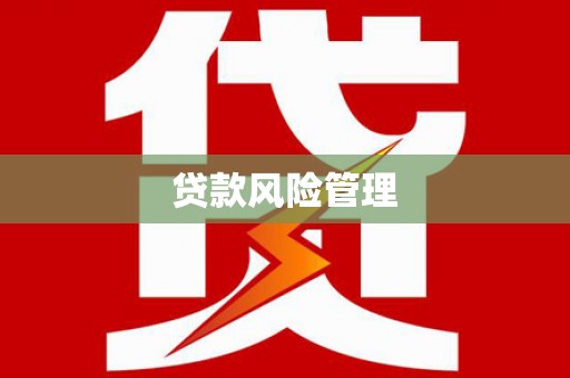 天水贷款风险管理